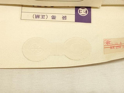 平和屋着物◎箔地つづれ 西陣 六通柄袋帯 地紙重ね花鳥文 金銀糸 引箔 正絹 逸品 AAAN6932pf