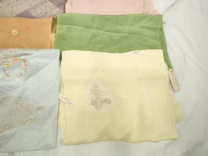 平和屋着物★和装小物 上質な帯揚げ 10枚セット 逸品 AAAO0942ps