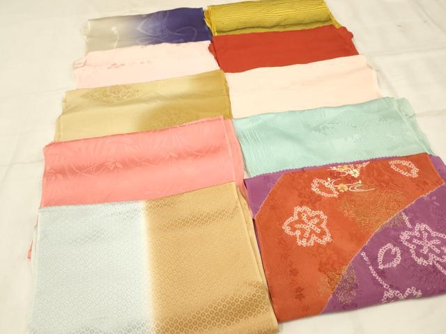 平和屋着物★和装小物　上質な帯揚げ　10枚セット　未使用品多数　逸品　AAAO1692ps 平和屋着物☆和装小物 上質な帯揚げ 10枚セット 未使用品多数