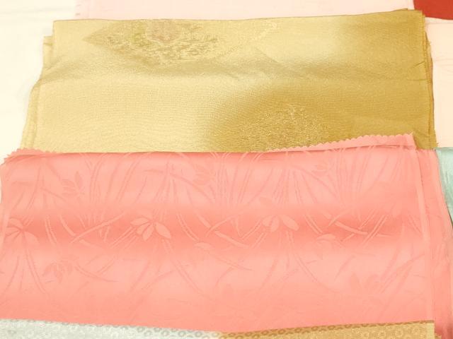 平和屋着物☆和装小物 上質な帯揚げ 10枚セット 未使用品多数