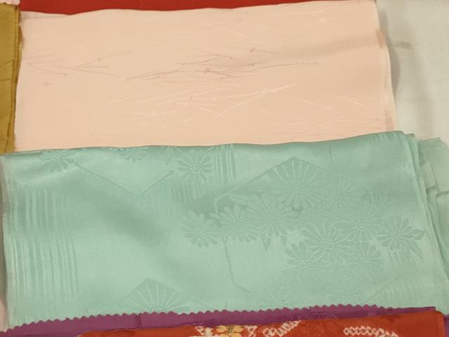 平和屋着物☆和装小物 上質な帯揚げ 10枚セット 未使用品多数