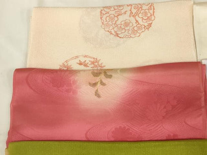 平和屋着物★和装小物　上質な帯揚げ　10枚セット　未使用品多数　逸品　AAAO1701ps