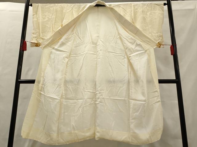 平和屋着物■長襦袢　無双仕立て　草花地紋　正絹　逸品　AAAO3196cg
