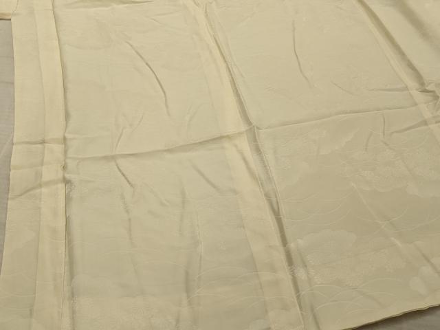 平和屋着物■長襦袢　無双仕立て　草花地紋　正絹　逸品　AAAO3196cg