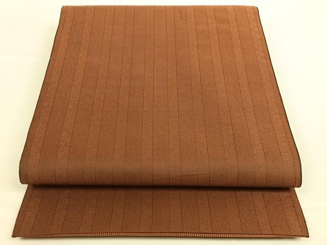 平和屋着物◎全通柄袋帯 横段文 正絹 逸品 AAAO3715ey