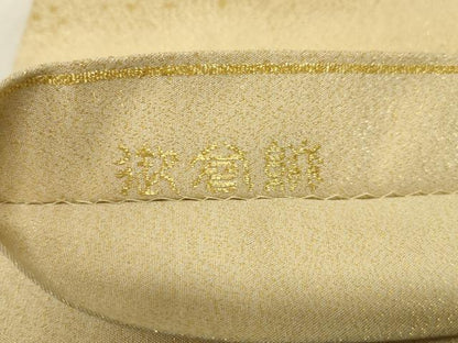 平和屋着物◎太鼓柄袋帯　御殿文　正絹　逸品　AAAO5263sx