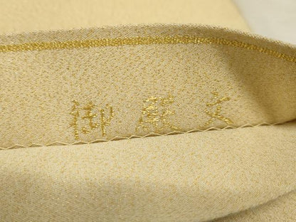 平和屋着物◎太鼓柄袋帯　御殿文　正絹　逸品　AAAO5263sx