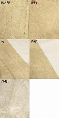 平和屋着物■羽織 寿光織 地紋起こし 舞花熨斗文 金銀糸 正絹 逸品 AAAO7555bw
