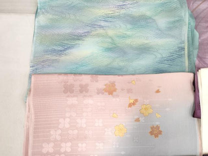 平和屋着物★和装小物 上質な帯揚げ 10枚セット 逸品 AAAO7925ps