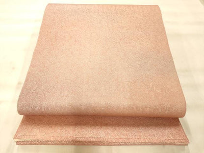 平和屋着物◎全通柄袋帯 霞文 銀糸 正絹 逸品 AAAO8598fw