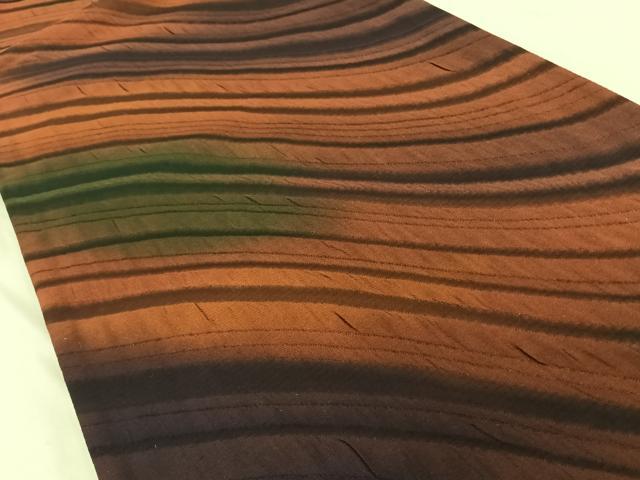 平和屋着物◎全通柄袋帯　流水文　正絹　逸品　AAAP0343wt