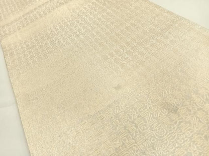 平和屋着物◎佐賀錦　全通柄袋帯　寿　金糸　正絹　逸品　AAAP0397wt