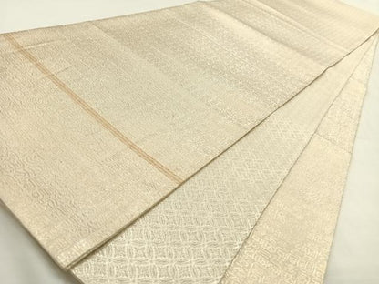 平和屋着物◎佐賀錦　全通柄袋帯　寿　金糸　正絹　逸品　AAAP0397wt