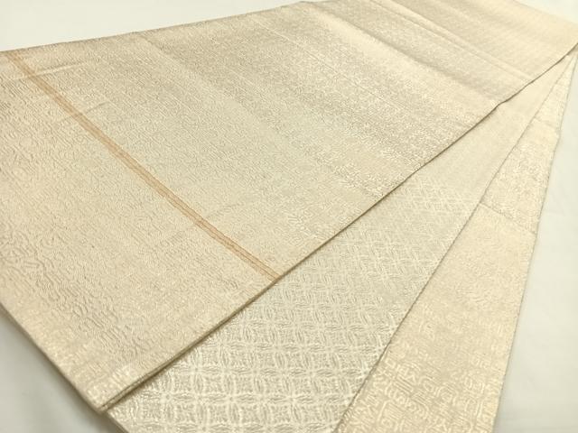 平和屋着物◎佐賀錦　全通柄袋帯　寿　金糸　正絹　逸品　AAAP0397wt