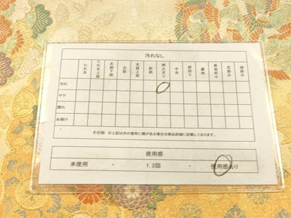 平和屋着物◎六通柄袋帯　唐織　太子円雅　金銀糸　正絹　逸品　AAAP0930fw