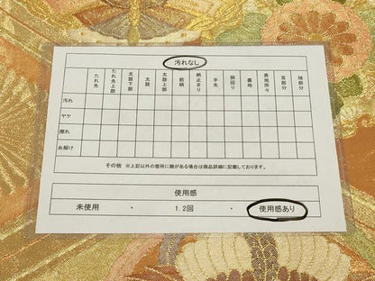 平和屋着物◎九百佐賀錦 六通柄袋帯 織匠宝文 金糸 正絹 逸品 AAAP1149tm