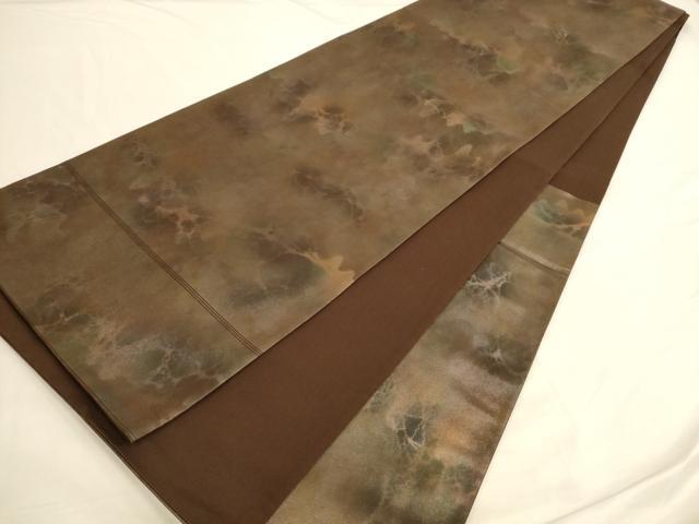 平和屋着物◎六通柄袋帯 伝統工芸帯 霞文 引箔 正絹 逸品 AAAP1139tm