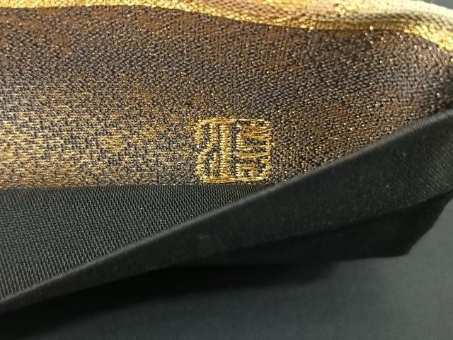 平和屋着物◎六通柄袋帯 唐織 至福琳派鶴遊文 金糸 正絹 逸品 AAAP2949wt