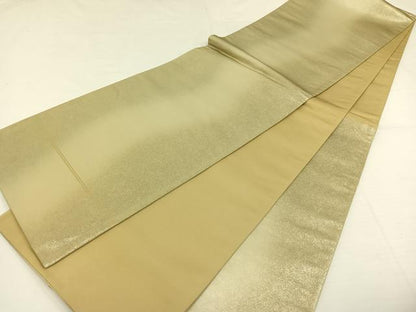 平和屋着物◎六通柄袋帯 霞文 引箔 正絹 逸品 AAAP3870jh