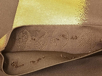 平和屋着物◎全通柄袋帯 花菱間道 金糸 正絹 逸品 AAAP5192jh