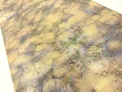 平和屋着物◎全通柄袋帯 霞文 金糸 正絹 逸品 AAAP5764wt
