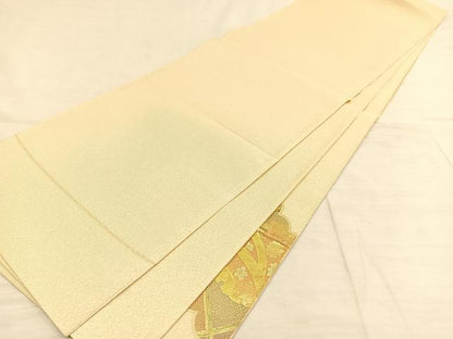 平和屋着物◎綴れ 太鼓柄袋帯 天井雪輪草花文 金彩 正絹 逸品 AAAP6285ey