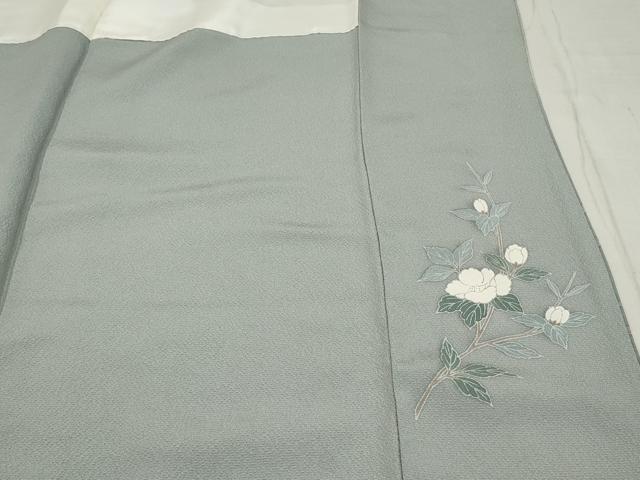 平和屋着物■訪問着　友禅　枝花文　暈し染め　正絹　逸品　AAAP7275cg