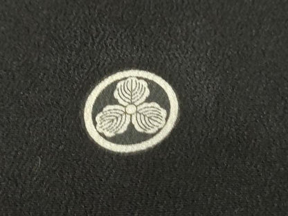 平和屋着物■豪華黒留袖 駒刺繍 風景花文 暈し染め 金彩 正絹 逸品 AAAP8403ma