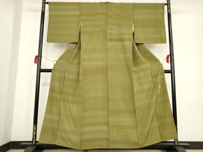 平和屋着物●江戸小紋　伝統工芸士　染谷梅治　百柄　正絹　逸品　AAAP8603ma