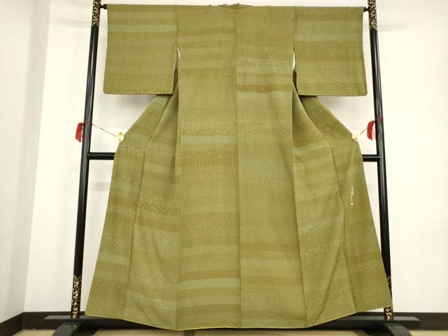 平和屋着物●江戸小紋　伝統工芸士　染谷梅治　百柄　正絹　逸品　AAAP8603ma
