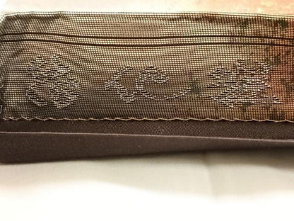 平和屋着物◎六通柄袋帯 霞文 引箔 正絹 逸品 AAAP9047ey