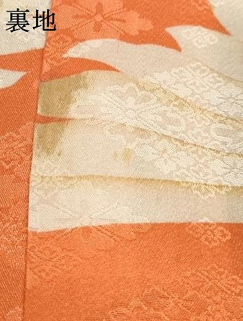 平和屋着物■道行コート 花鳥尽くし 正絹 逸品 AAAP9564bw