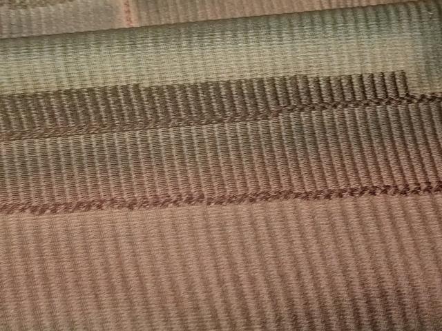 平和屋着物■道行コート 霞横段文 暈し染め 正絹 逸品 AAAP9578bw