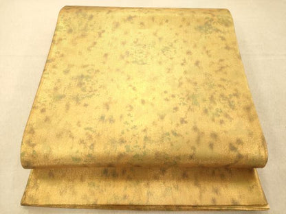 平和屋着物◎全通柄袋帯 霞文 引箔 正絹 逸品 AAAP9842fw