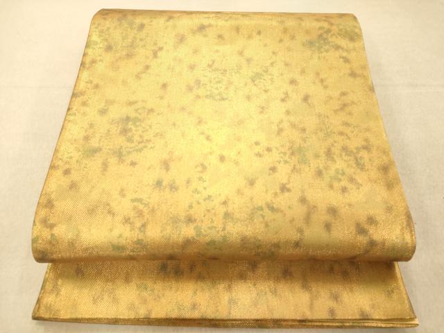 平和屋着物◎全通柄袋帯 霞文 引箔 正絹 逸品 AAAP9842fw