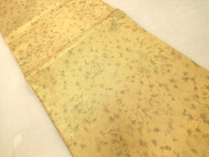 平和屋着物◎全通柄袋帯 霞文 引箔 正絹 逸品 AAAP9842fw