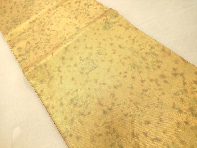 平和屋着物◎全通柄袋帯 霞文 引箔 正絹 逸品 AAAP9842fw