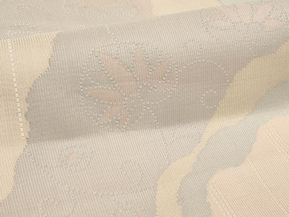 平和屋着物●六通柄袋帯 霞花唐草文 正絹 逸品 AAAP9914wj