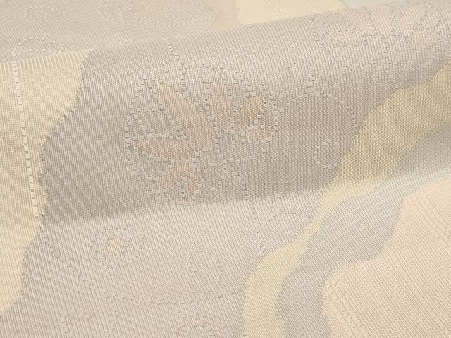 平和屋着物●六通柄袋帯 霞花唐草文 正絹 逸品 AAAP9914wj