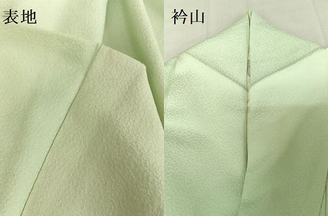 平和屋着物●訪問着 刺繍 色紙花文 暈し染め 金彩 正絹 逸品 AAAQ0463np
