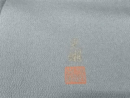 平和屋着物●松尾光琳 色留袖 雪輪に兎 暈し染め 銀彩 ロング丈 正絹 逸品 AAAQ0478np