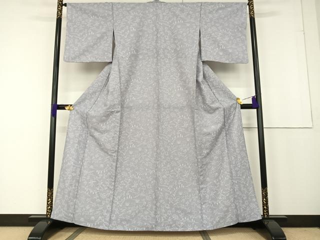 平和屋着物▽小紋 単衣 鳥獣戯画 洗える着物 AAAQ0690np