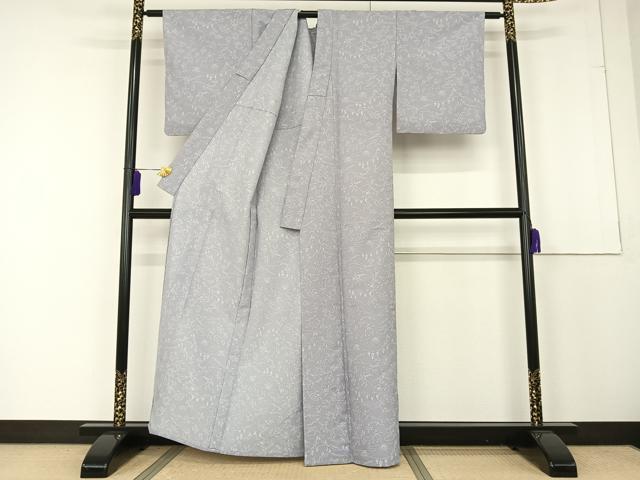 平和屋着物▽小紋 単衣 鳥獣戯画 洗える着物 AAAQ0690np