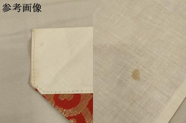 平和屋本店■打敷　内敷　三角　菊唐草文　金襴　法衣　寺院　仏具　仏教　僧侶　神職　装束　AAAQ3728ja