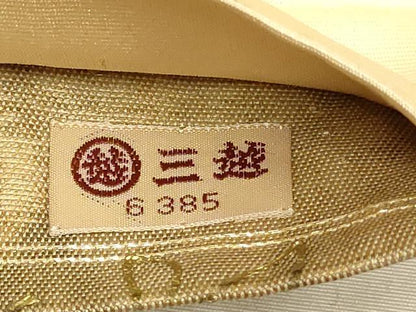 平和屋着物●六通柄袋帯 更紗 鋸歯花間道 金糸 三越扱い 正絹 逸品 AAAQ7779wj