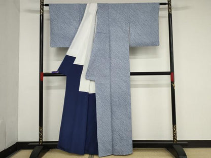 平和屋着物■大変加工の良い総絞り小紋　総絞り　鹿の子　正絹　逸品　AAAQ8607sw