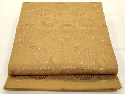 平和屋着物◎本場筑前博多織　全通柄　本袋帯　松尽くし　正絹　逸品　AAAR0523tm
