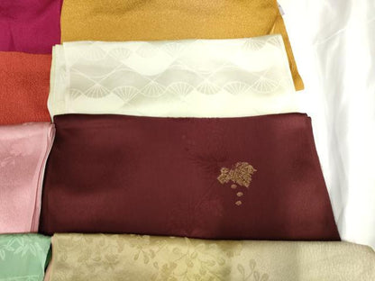 平和屋着物★和装小物　上質な帯揚げ　10枚セット　逸品　AAAR6197ps