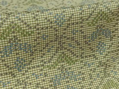 平和屋着物■本場大島紬　7マルキ　幾何学文様　正絹　逸品　AAAR6867jh