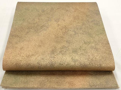 平和屋着物◎全通柄袋帯 霞文 金糸 正絹 逸品 AAAR6991st